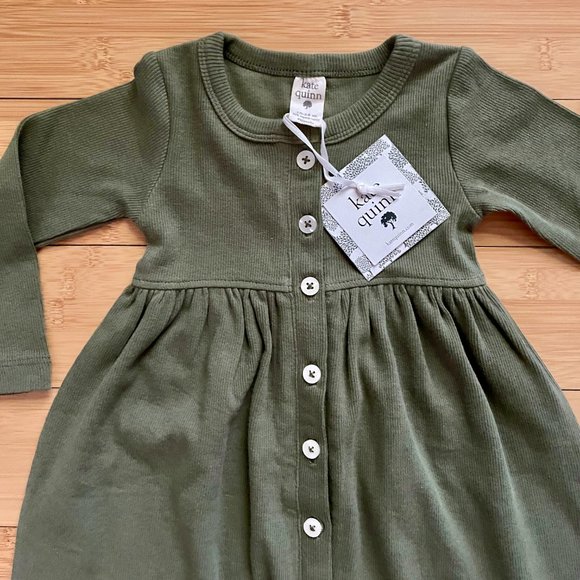 kate quinn Other - NWT Kate Quinn Long-Sleeve Button Front Dress - 18-24m